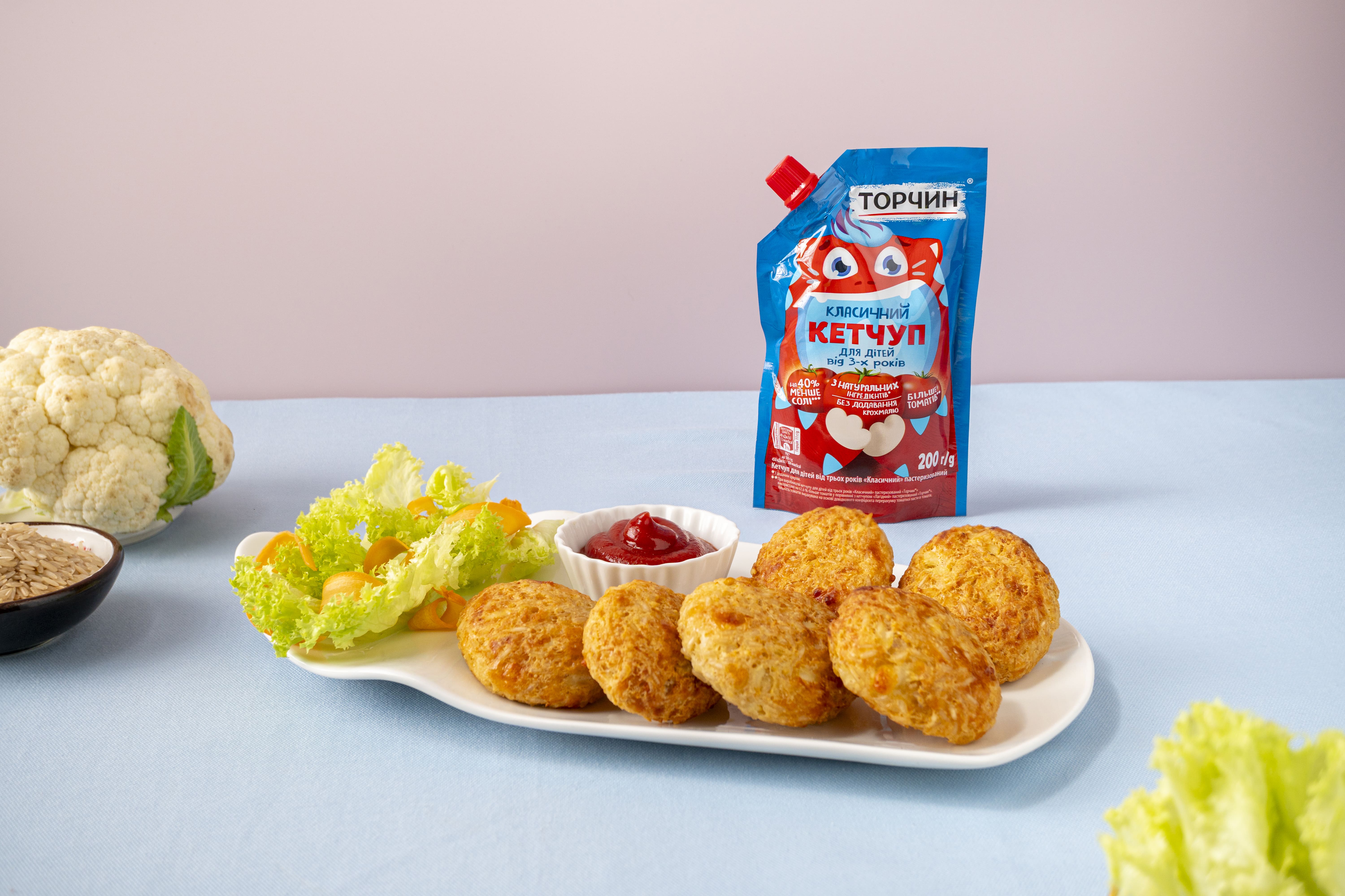 Рисові котлети з цвітною капустою