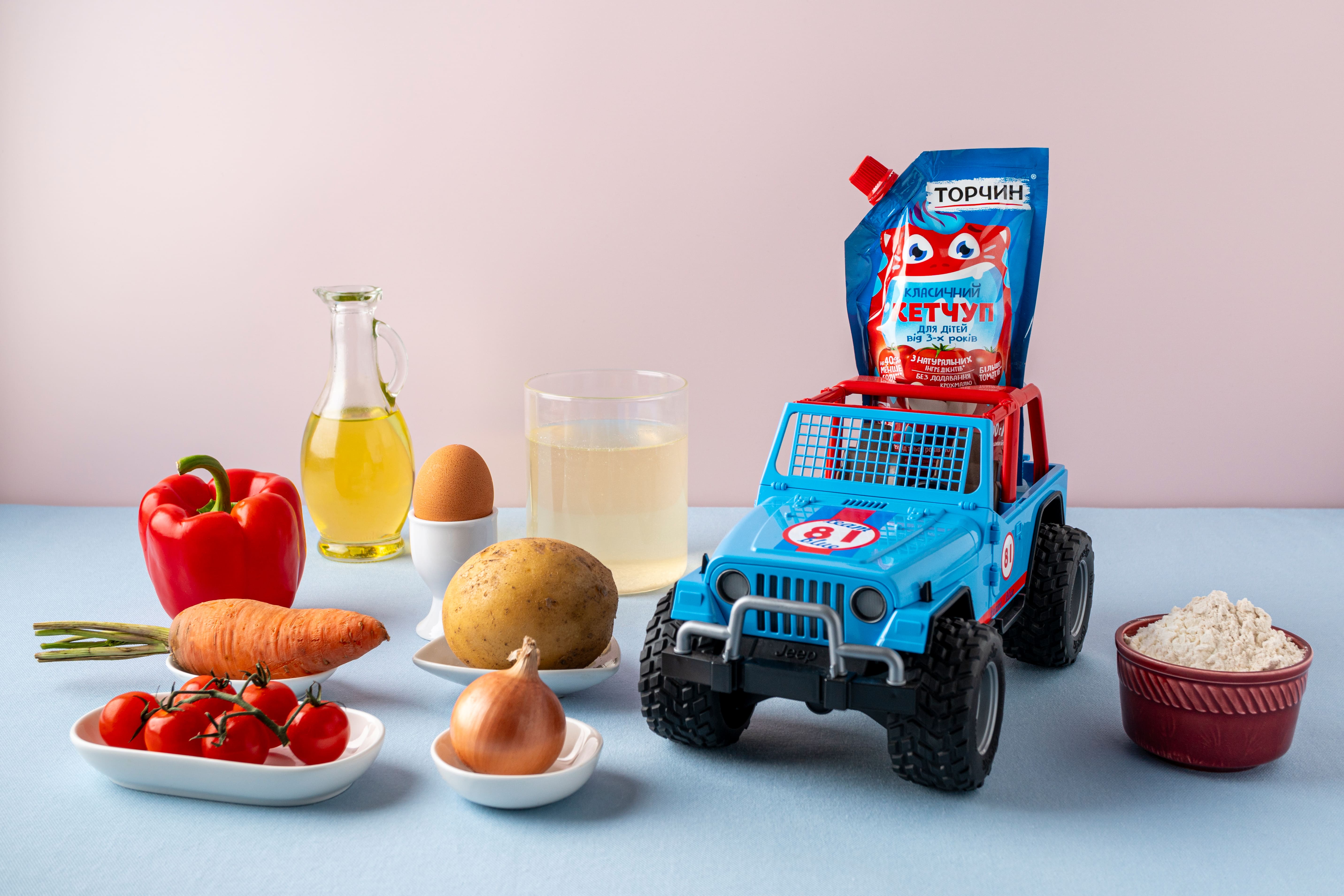 Томатний суп з кльоцками