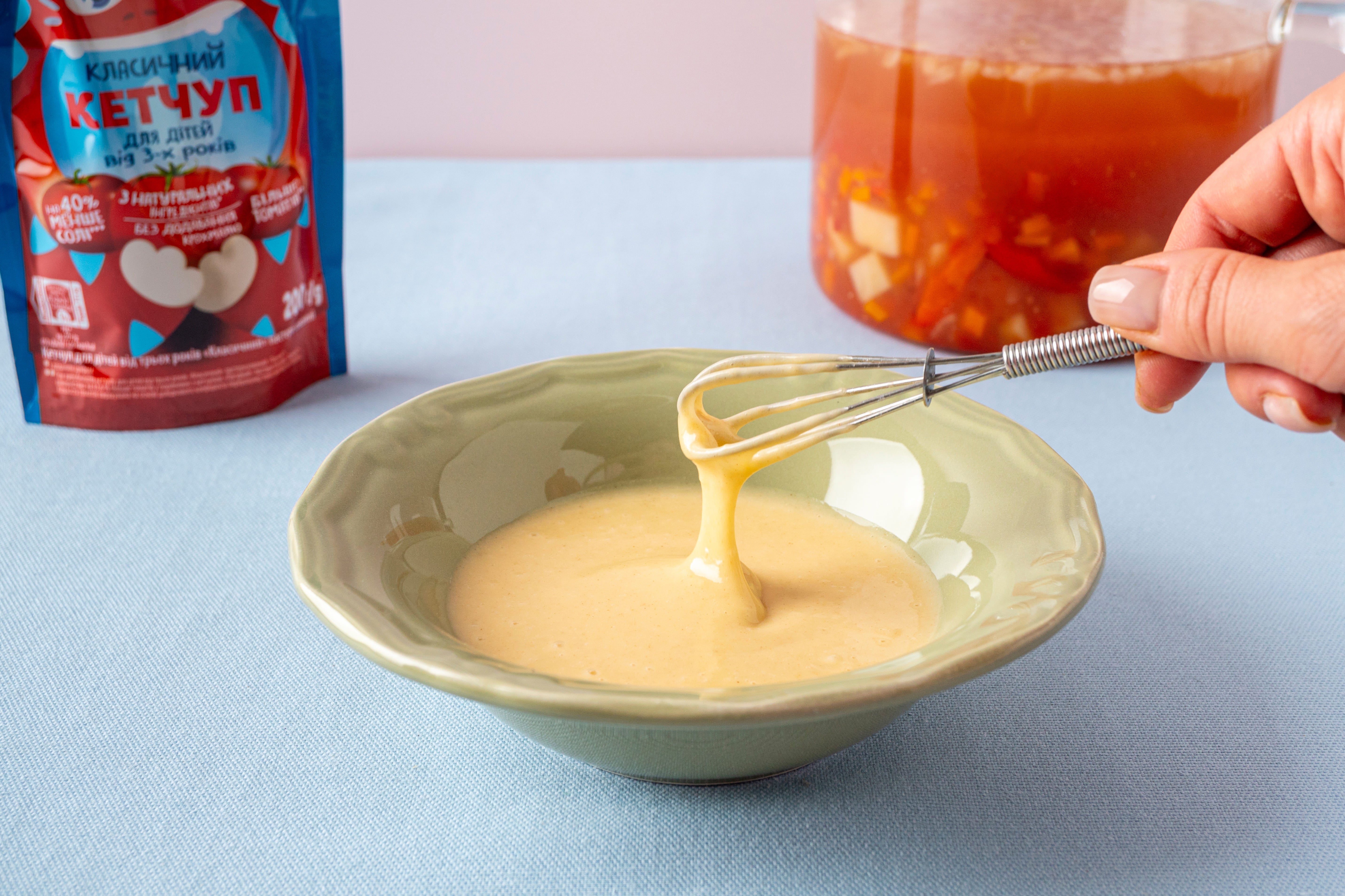 Томатний суп з кльоцками