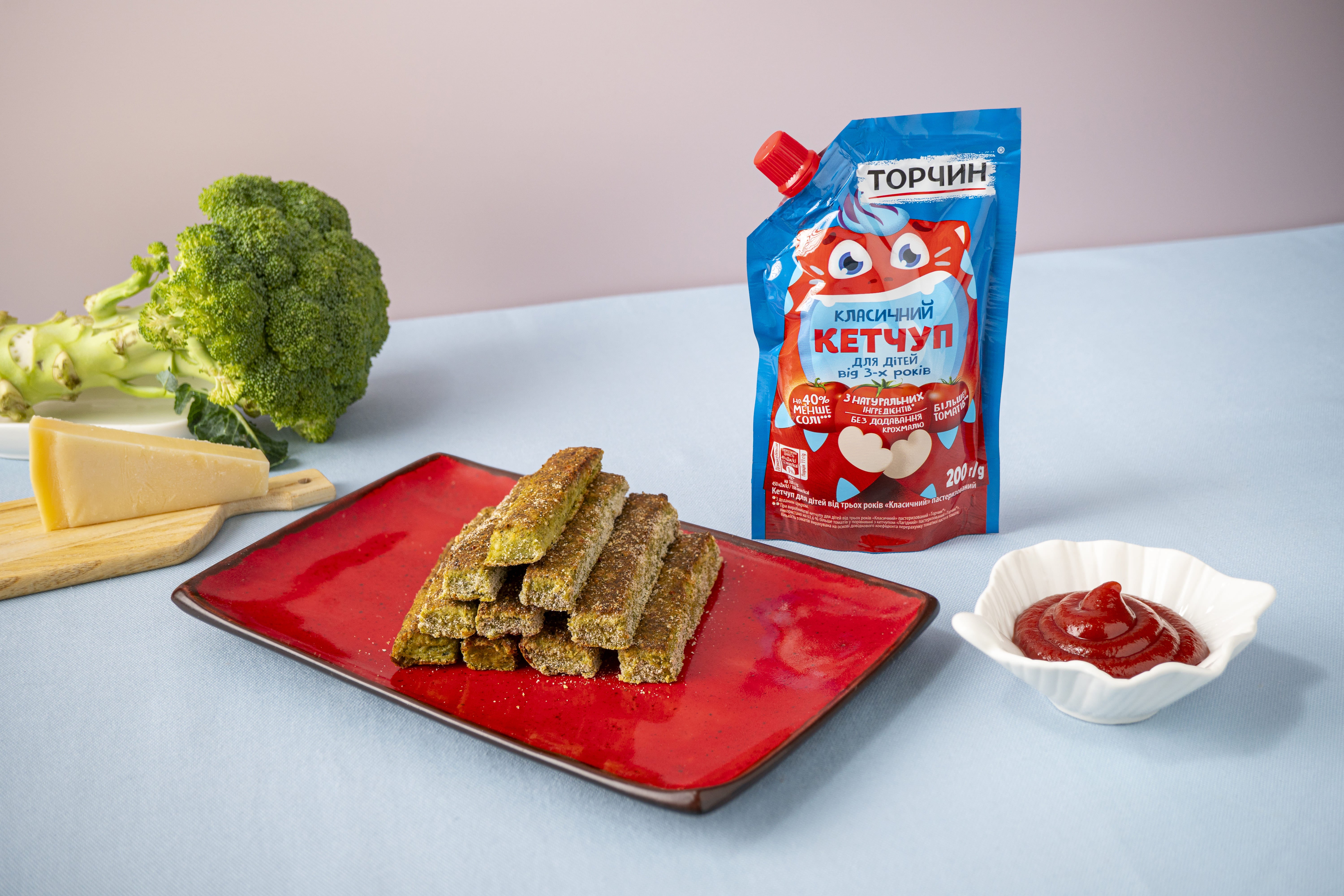 Зображення Сирні палички з броколі